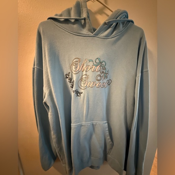 Blue Hoodie Sweater - Picture 1 of 2
